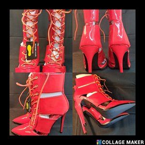 Fashion Nova, Size 9, Red